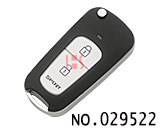 KIA FORTE 2-button remote flip key casing