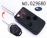 Subaru XS 3 botton Modified folding remote key shell