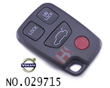 Volvo 4-button key casing