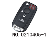 New fiat 3 Button Remote Flip Key Shell